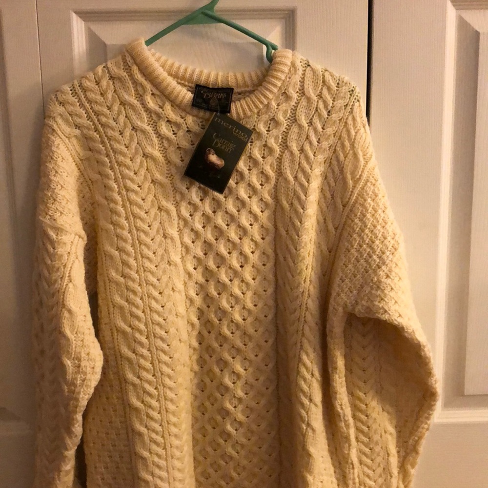 Beige Wool Sweater